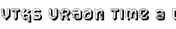 VTKS URBAN TIME 3 d Regular.ttf