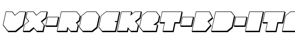 VX Rocket 3D Italic Italic.ttf