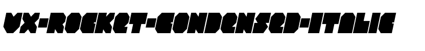 VX Rocket Condensed Italic Condensed Italic.ttf