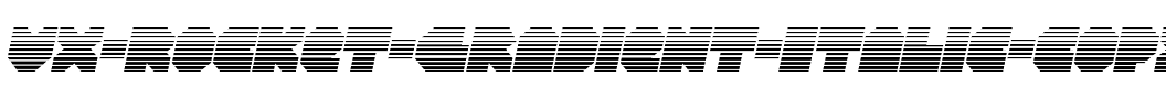 VX Rocket Gradient Italic Italic.ttf