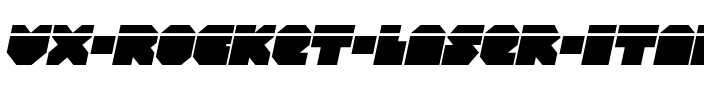 VX Rocket Laser Italic Italic.ttf