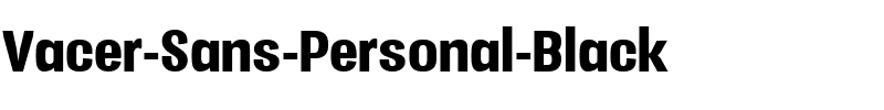Vacer Sans Personal Black.ttf