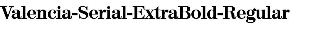 Valencia-Serial-ExtraBold Regular.ttf