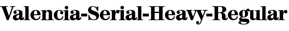 Valencia-Serial-Heavy Regular.ttf