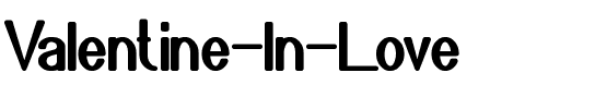 Valentine In Love Normal.ttf