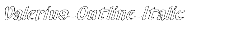 Valerius Outline Italic Italic.ttf