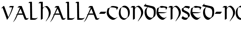 Valhalla Condensed Normal.ttf
