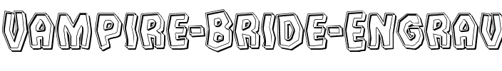 Vampire Bride Engraved Regular.ttf