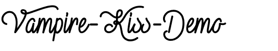 Vampire Kiss Demo Regular.ttf