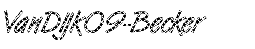 VanDijk09 Becker Regular.ttf