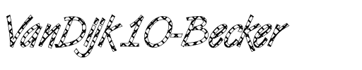 VanDijk10 Becker Regular.ttf
