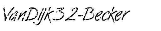 VanDijk32 Becker Regular.ttf