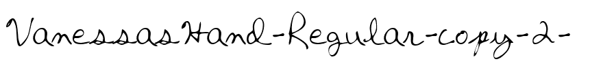 VanessasHand Regular.ttf