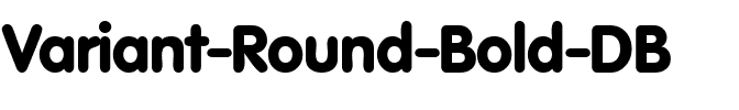 Variant Round Bold DB Regular.ttf