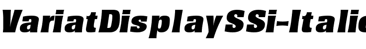VariatDisplaySSi Italic.ttf