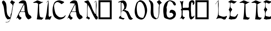 Vatican Rough Letters, 8th c. Regular.ttf