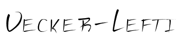 Vecker Lefti Regular.ttf