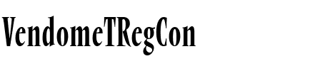 VendomeTRegCon Regular.ttf