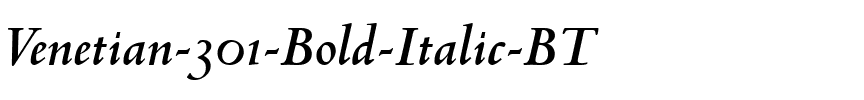Venetian301 Bd BT Bold Italic.ttf