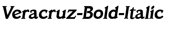 Veracruz Bold Italic.ttf