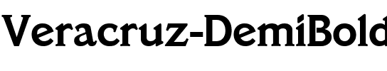 Veracruz-DemiBold Regular.ttf