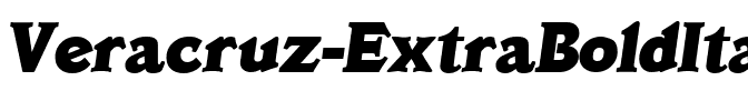 Veracruz-ExtraBoldIta Regular.ttf