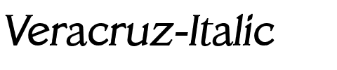 Veracruz Italic.ttf