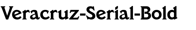 Veracruz-Serial Bold.ttf