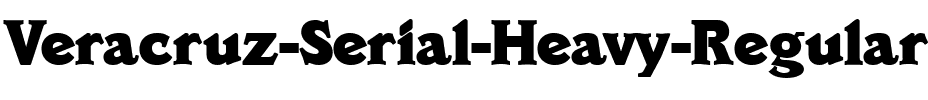 Veracruz-Serial-Heavy Regular.ttf