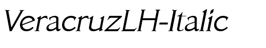 VeracruzLH Italic.ttf