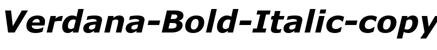 Verdana Gras Italique.ttf