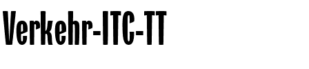 Verkehr ITC TT Regular.ttf