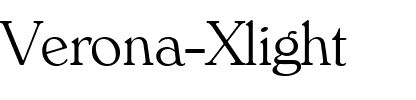 Verona-Xlight Regular.ttf