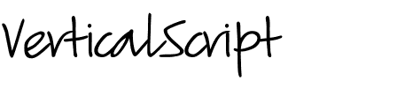 VerticalScript Normal.ttf