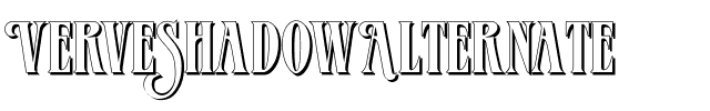 VerveShadowAlternate Regular.ttf