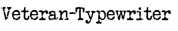 Veteran Typewriter Normal.ttf