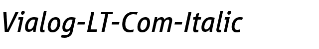 Vialog LT Com Italic Regular.ttf