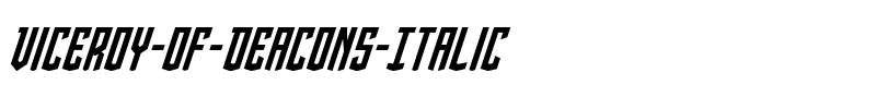 Viceroy of Deacons Italic Italic.ttf
