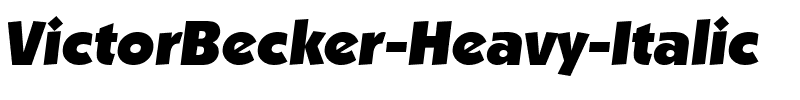 VictorBecker-Heavy Italic.ttf