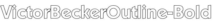 VictorBeckerOutline Bold.ttf
