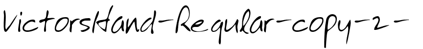 VictorsHand Regular.ttf