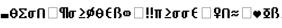 Video Terminal Screen Low Chars.ttf