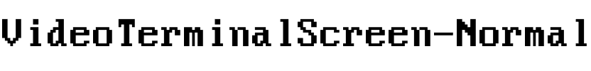 VideoTerminalScreen-Normal Regular.ttf