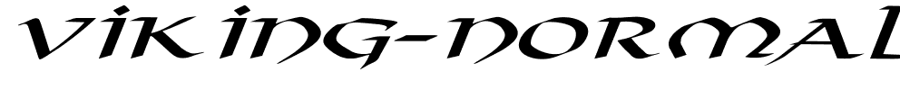 Viking-Normal Ex Italic Regular.ttf