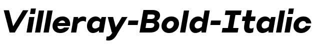 Villeray Bold Italic.ttf