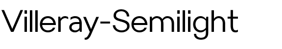 Villeray Semilight Regular.ttf