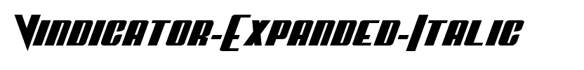 Vindicator Expanded Italic Expanded Italic.ttf