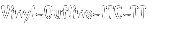 Vinyl Outline ITC TT Regular.ttf
