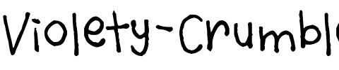 Violety Crumble Regular.ttf