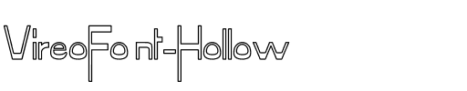 VireoFont Hollow Regular.ttf